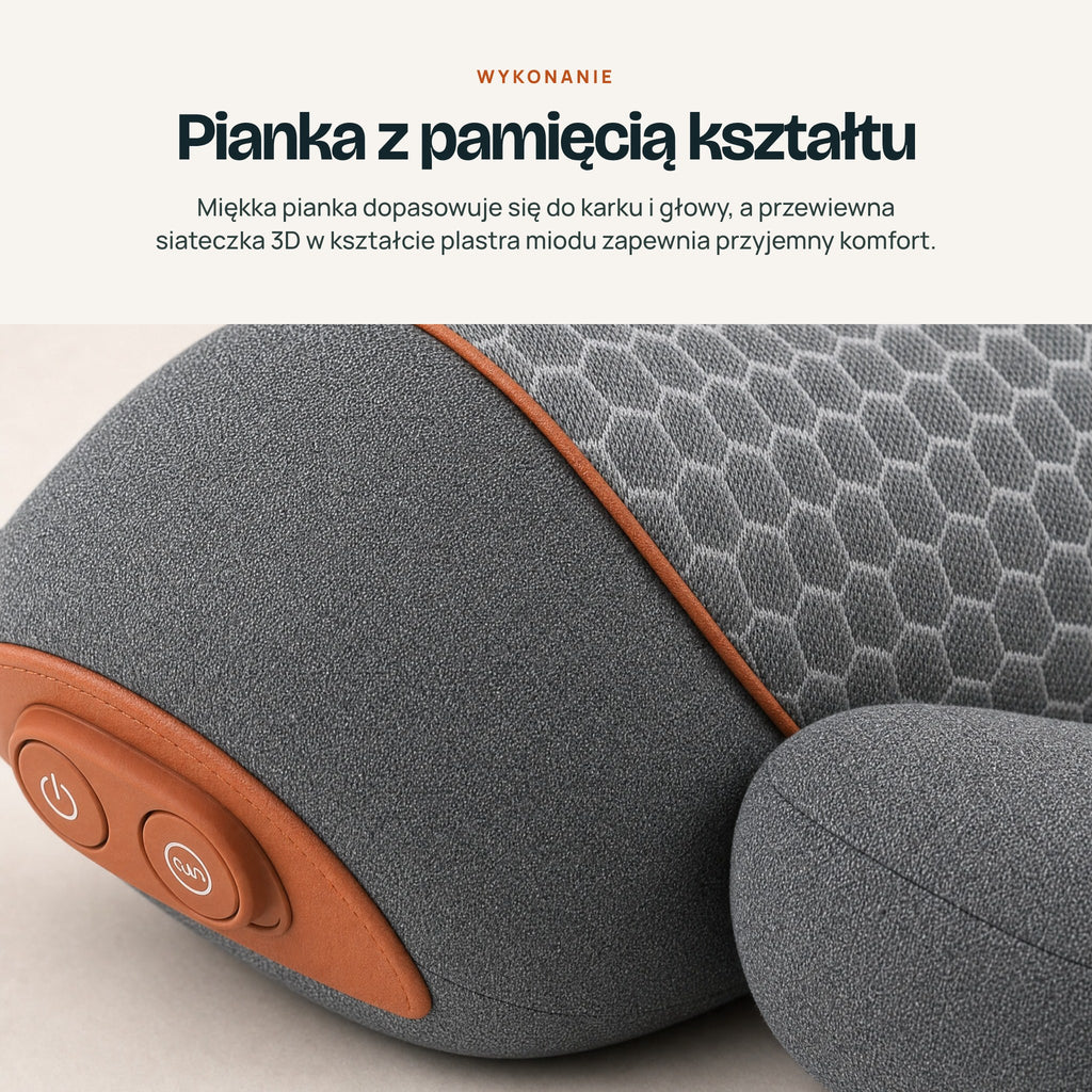 Pianka z pamięcią kształtu i przewiewna siateczka 3D